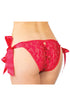 Sexy Women Red Lace Panty